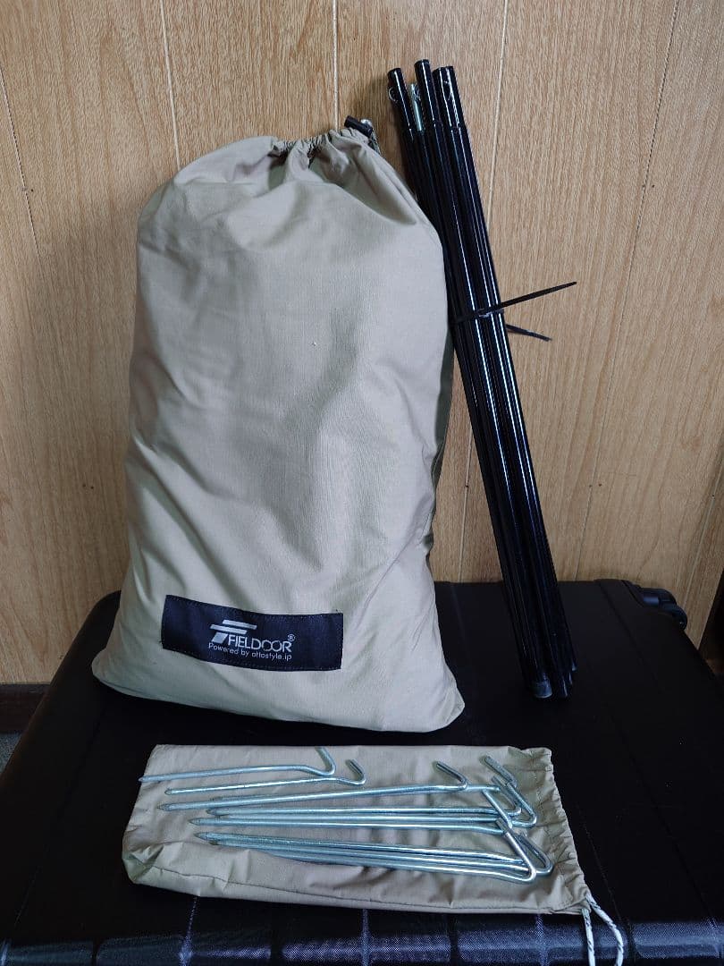 【着払】FIELDOOR タープテント 435×500cm