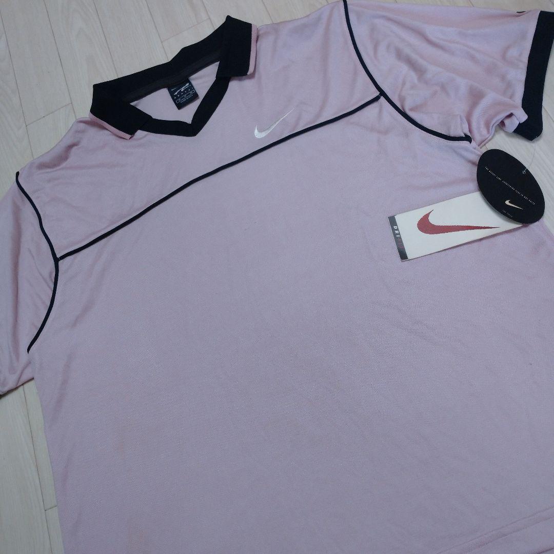 デッドストック 90s USA製 ナイキ アガシモデル ゲームシャツ