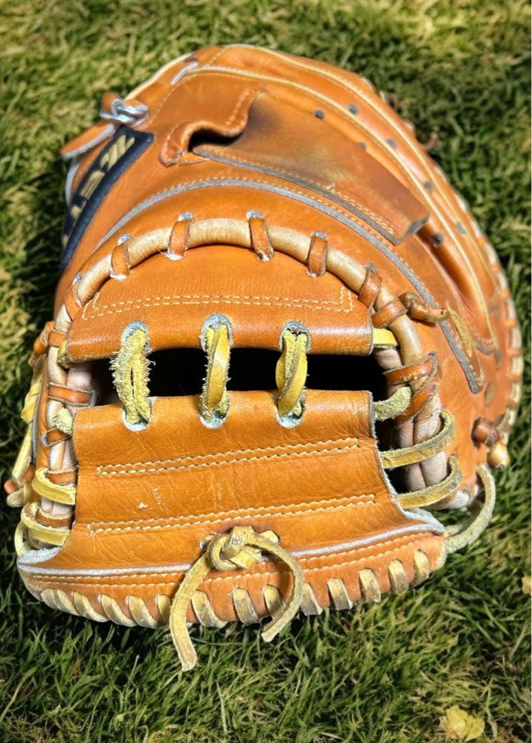 ZETT　最上級ランクプロステイタス 希少旧ラベル　キャッチャーミット 軟式用