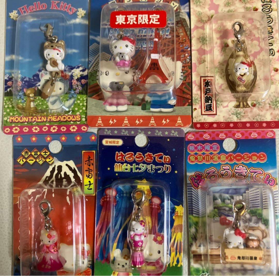ご当地　ハローキティ　チャームストラップ　ファスナーマスコット　まとめ売り値付け