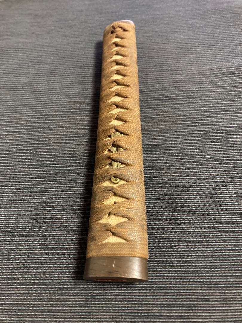 刀装具　大刀柄前　天龍の図目貫　透かし鍔　二重ハバキ　幕末拵え