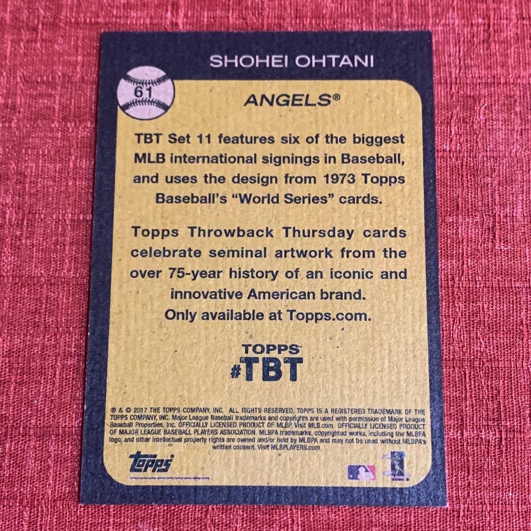 [希少•レア] 2018 Topps 大谷翔平 ルーキーカード