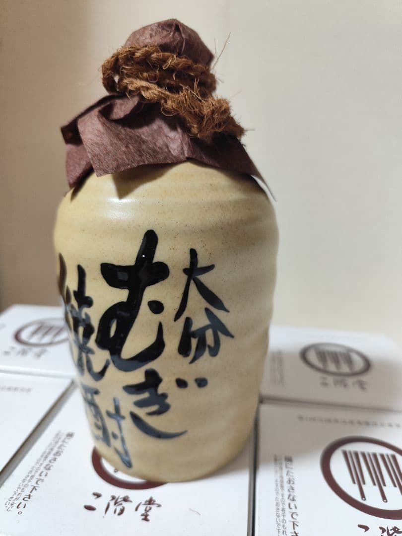 新品 二階堂酒造 麦焼酎大分 吉四六（きっちょむ）陶器瓶 箱付き720ml 6本
