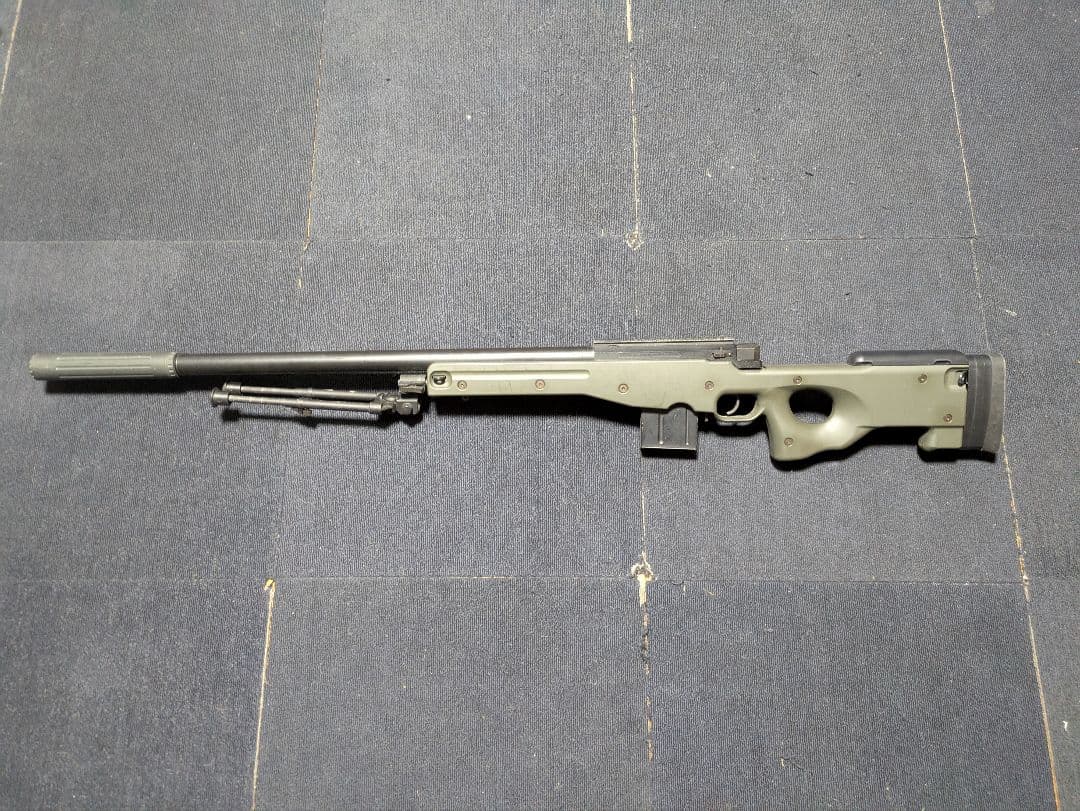 東京マルイ　L96 AWS　O.D.　サプレッサー　バイポッド付き