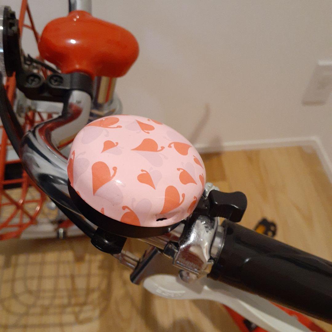 アサヒ子供用自転車 　赤　補助輪.補助バー.バスケット付き　18インチ