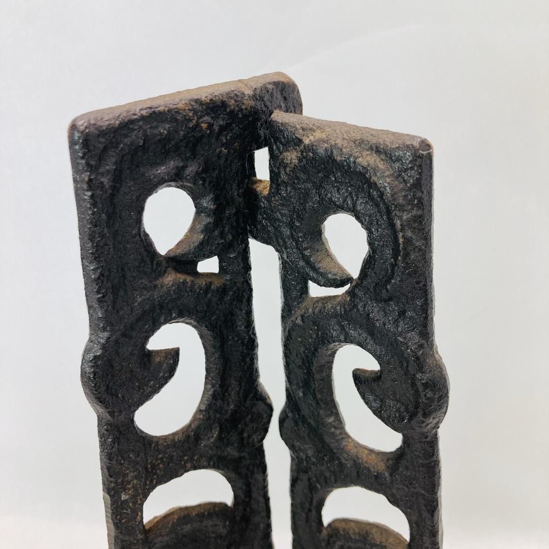 南部鉄器　宝生堂　龍の絵柄の飾り皿　大皿