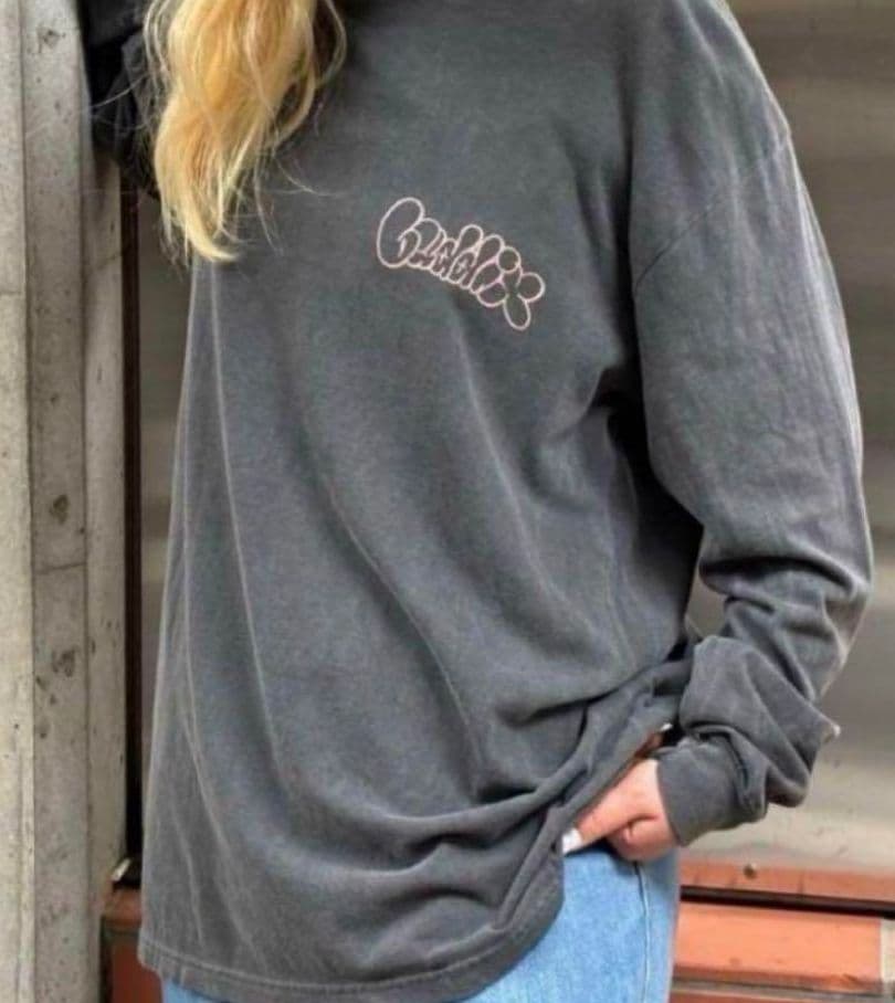 buddix ロゴT　ブルー　Мサイズ　ロングスリーブT