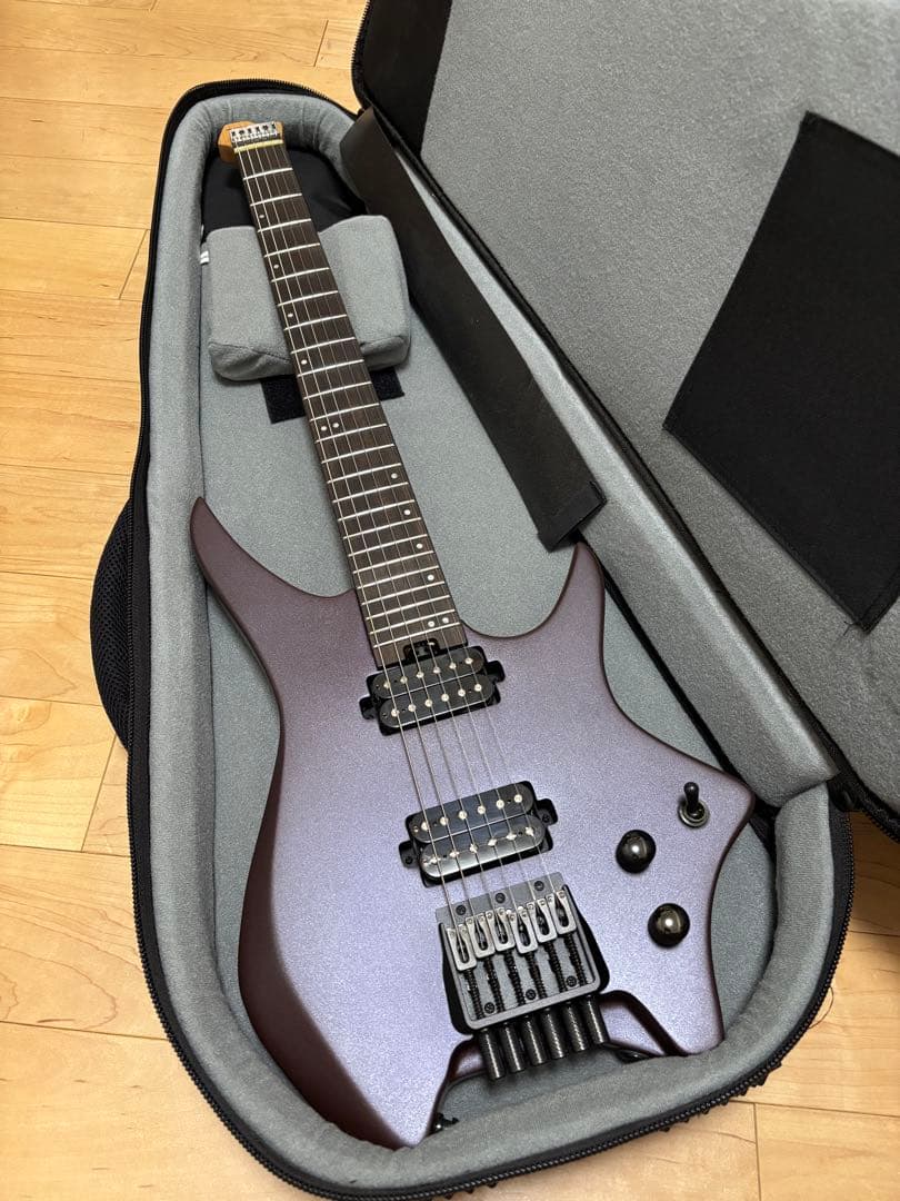 美品 HEX guitars N400 llic deep purple