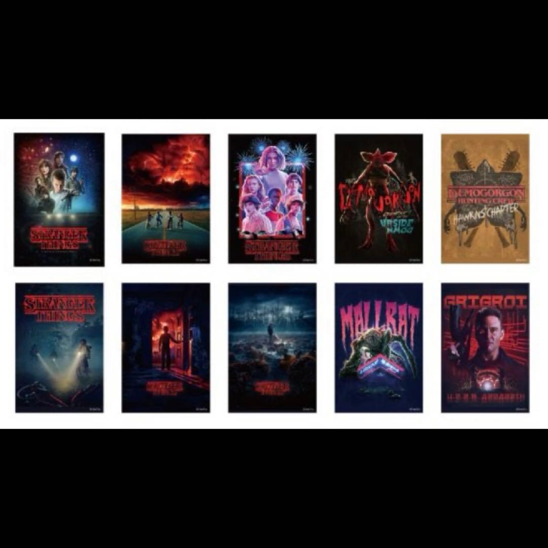 激レア！未使用ストレンジャーシングストレーディング缶マグネットフルコンプ10種A