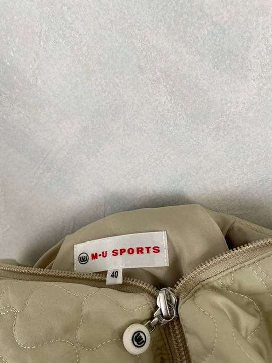 M・U SPORTS キルティングジャケット 中わた サイズ40 ミエコウエサコ