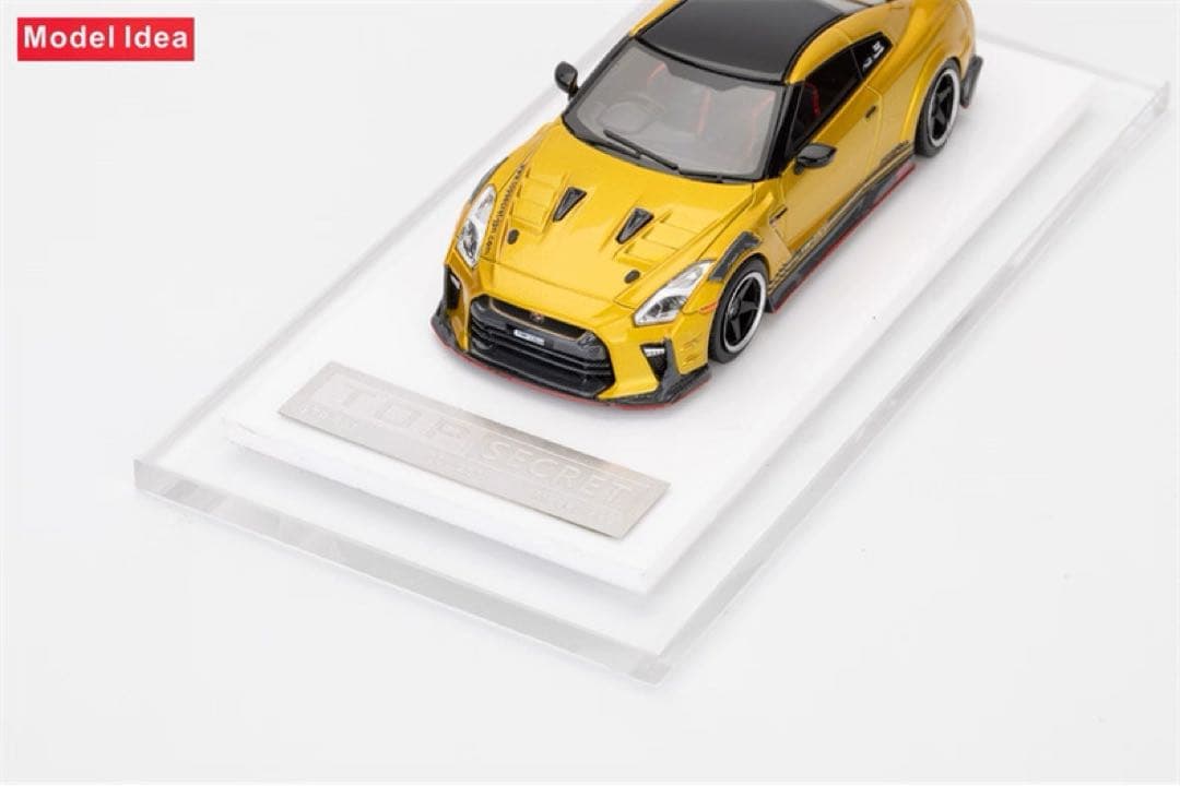 1/64 model idea R35 GT-R TOP SECRET ゴールド