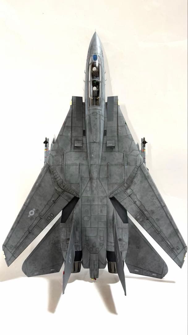 タミヤ 1/48 ジョリーロジャース仕様F-14D トムキャット 完成品