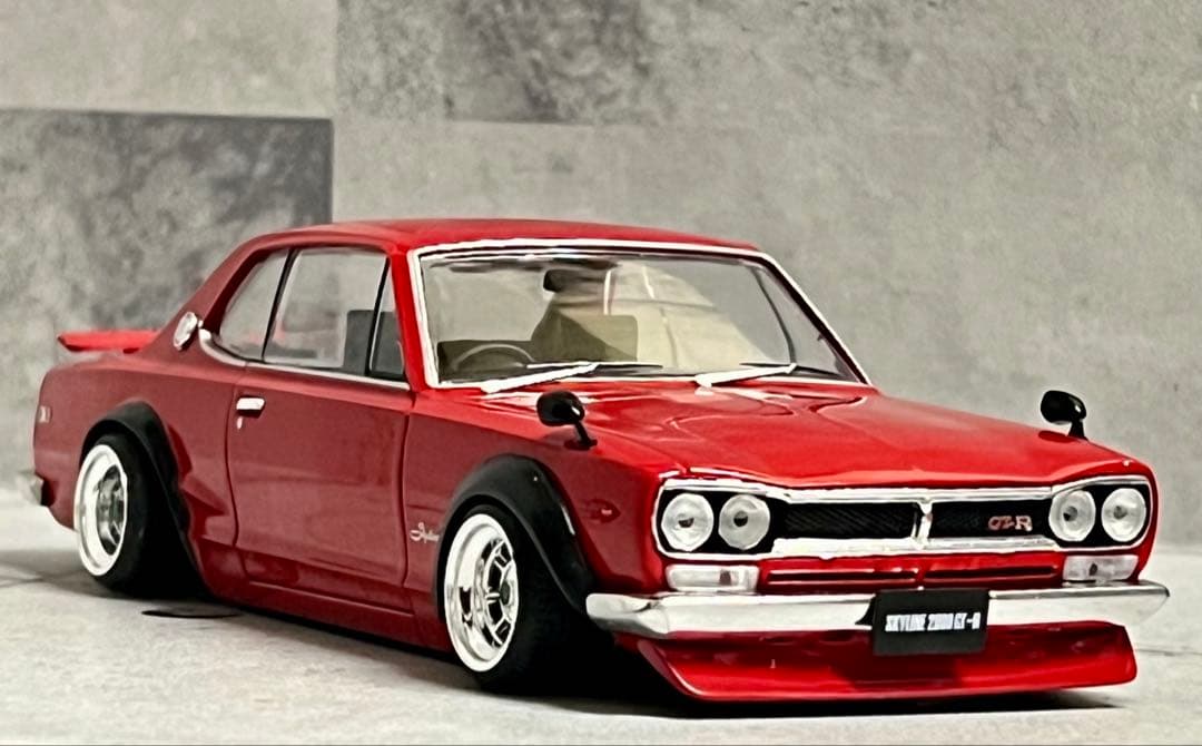 国産名車 1/24 スカイライン GT-R ハコスカ カスタム 旧車 ミニカー