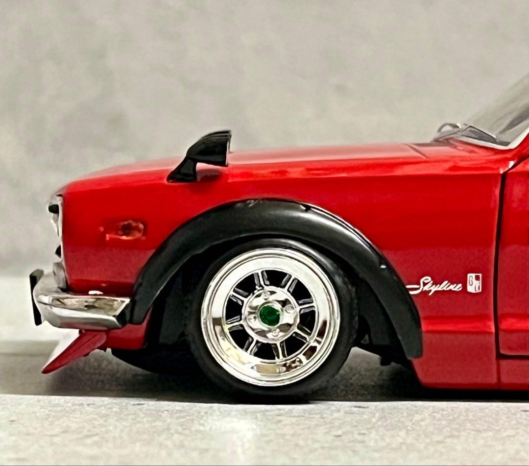 国産名車 1/24 スカイライン GT-R ハコスカ カスタム 旧車 ミニカー