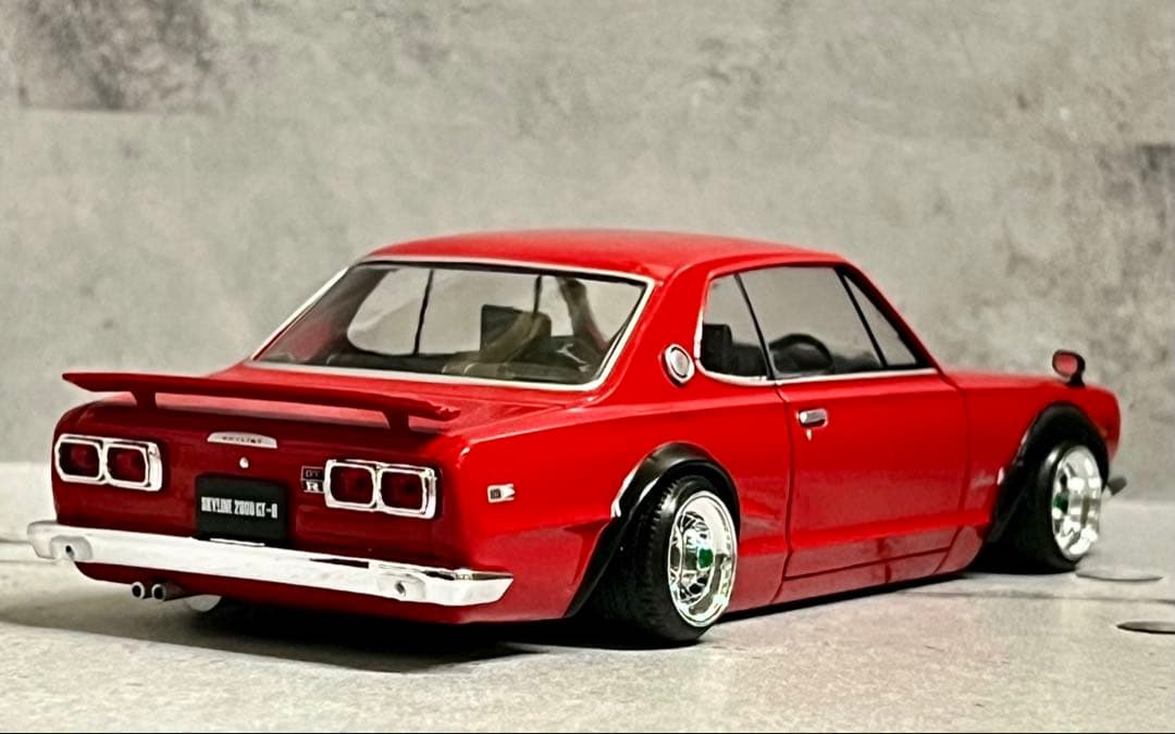 国産名車 1/24 スカイライン GT-R ハコスカ カスタム 旧車 ミニカー