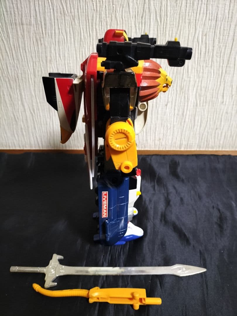ジャンク品 当時物 DX超合金 超獣合体ライブロボ (超獣戦隊ライブマン)