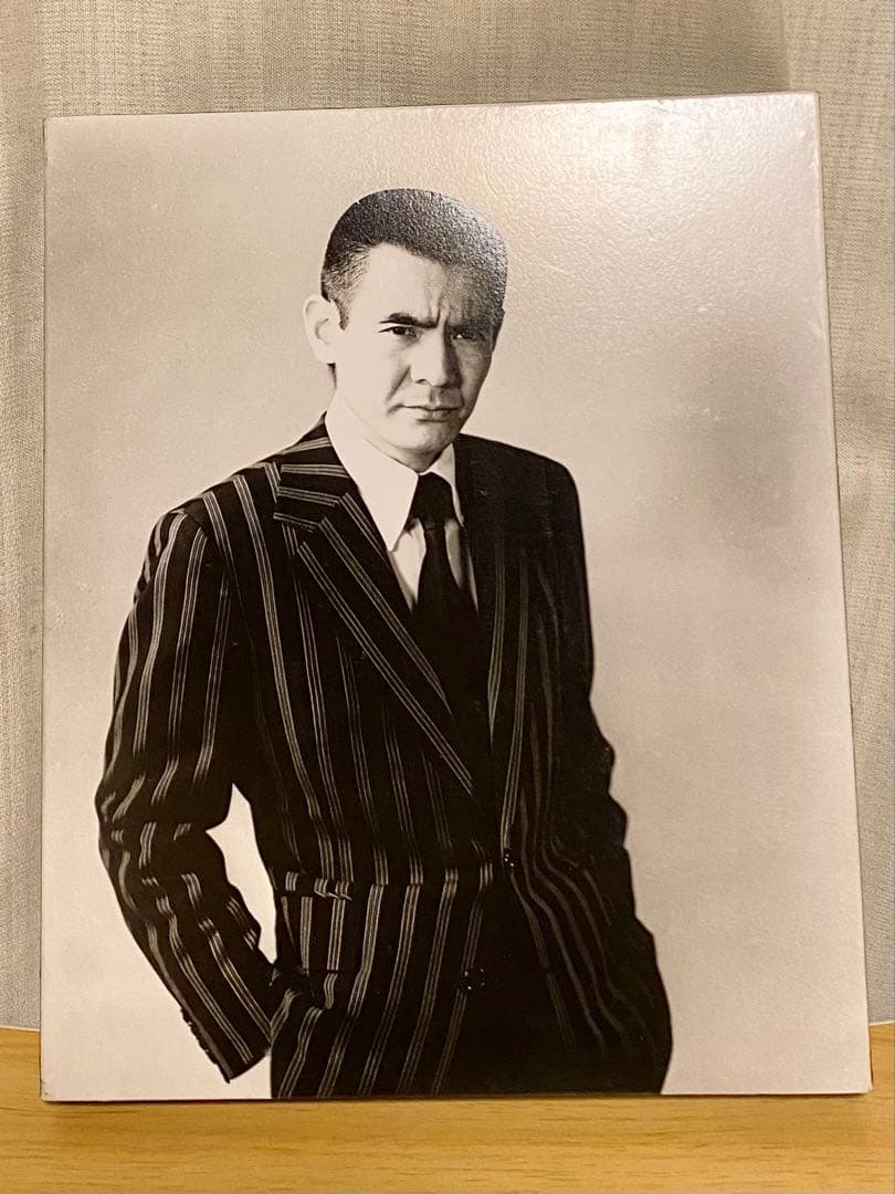 【レア】菅原文太 木製パネル 昭和 東映 スター トラック野郎★