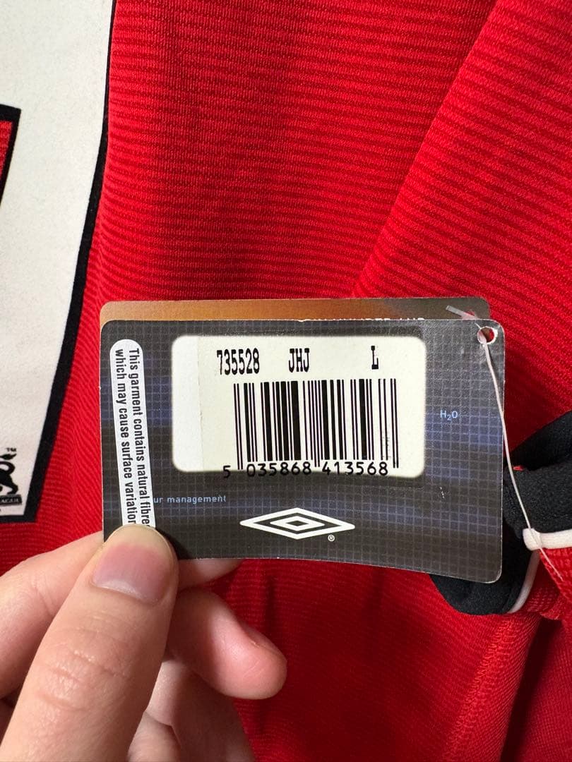 【正規品・タグ付き】 ベッカム マンチェスターユナイテッド 00/02