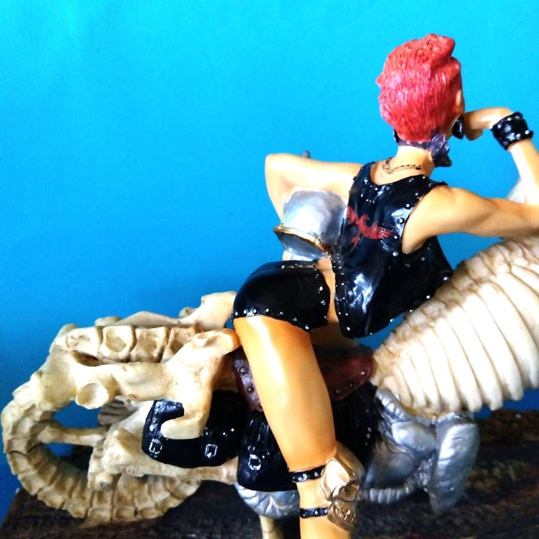 ✫レトロポップ✫セクシーガール✫アメリカンバイクボーンライダーフィギュア角欠美品