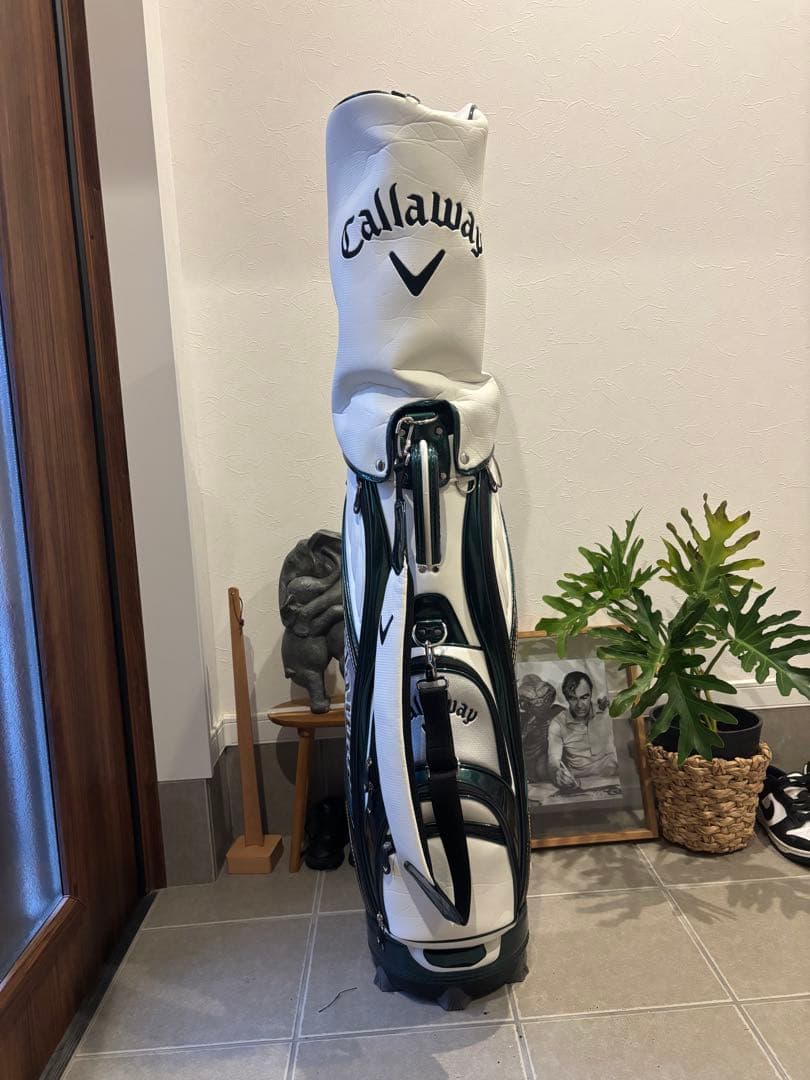 【掲載終了まで残りわずか】Callaway キャディバッグ ホワイト・グリーン