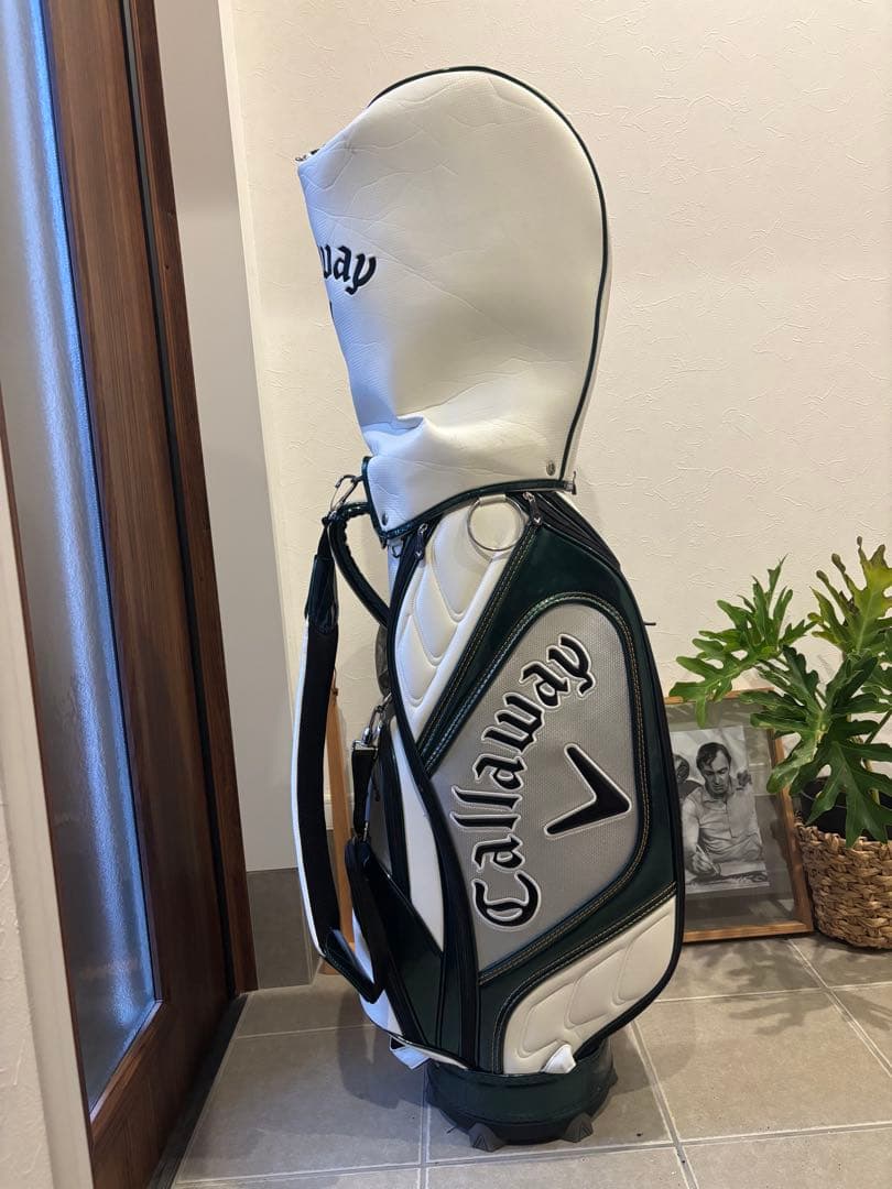 【掲載終了まで残りわずか】Callaway キャディバッグ ホワイト・グリーン