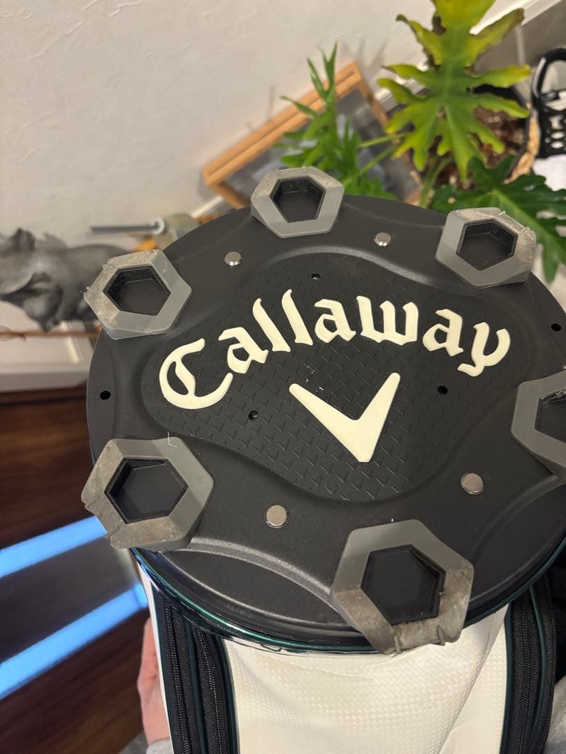 【掲載終了まで残りわずか】Callaway キャディバッグ ホワイト・グリーン