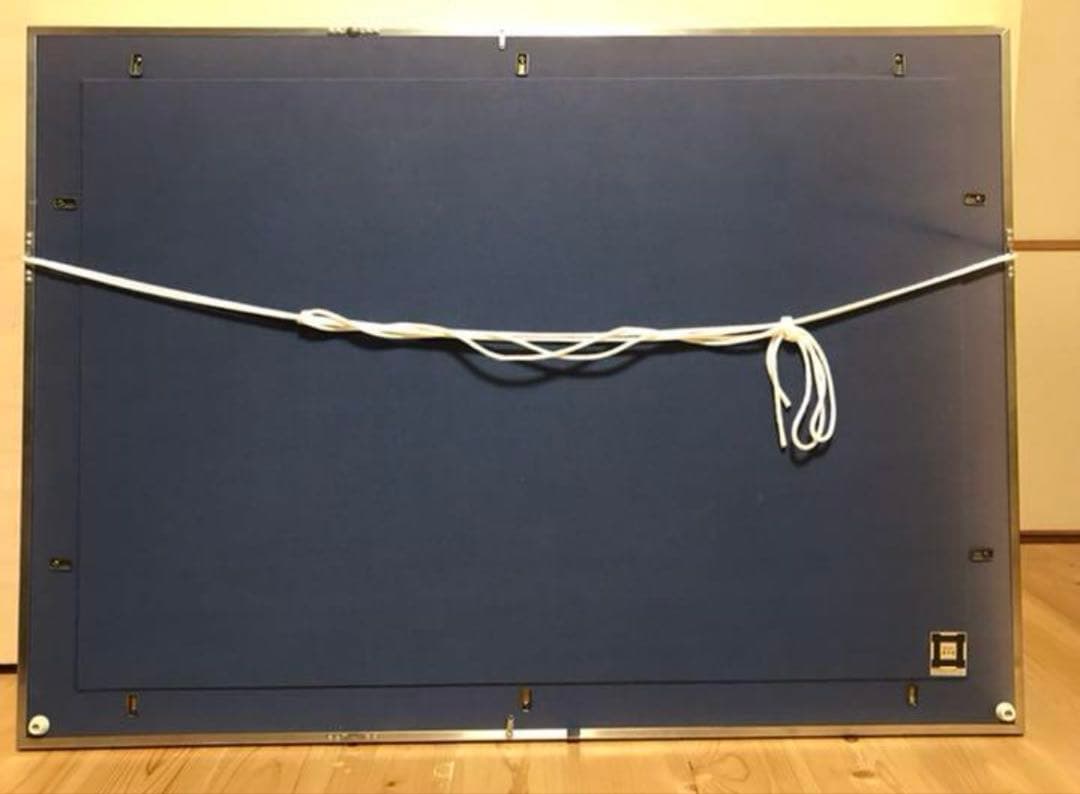 村田晴彦「紅梅白梅」 直筆サイン・落款有り 日本画M25号 美品