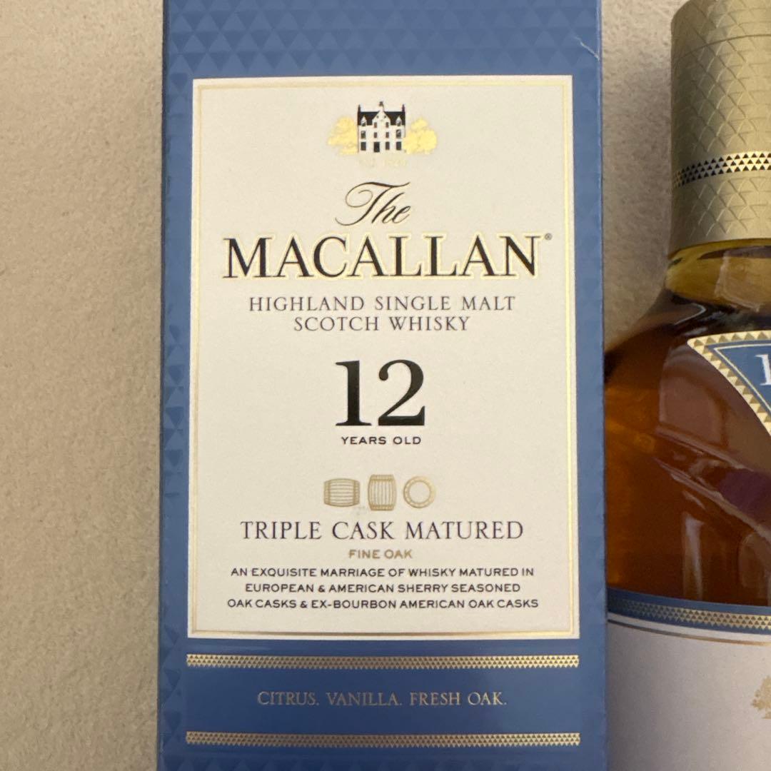 【未開封】マッカラン 12年トリプルカスクThe Macallan