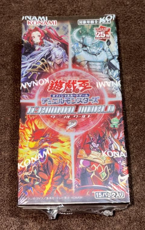 遊戯王OCG ターミナルワールド2 未開封box38個シュリンク付570パック分