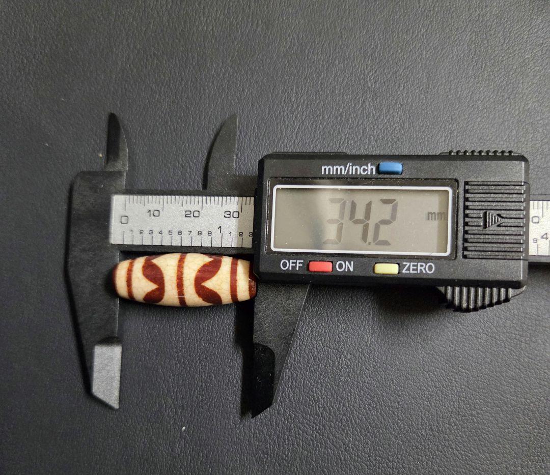 955　専用です。　上肯　双虎牙天珠　龍紋　希少　dzibeads！