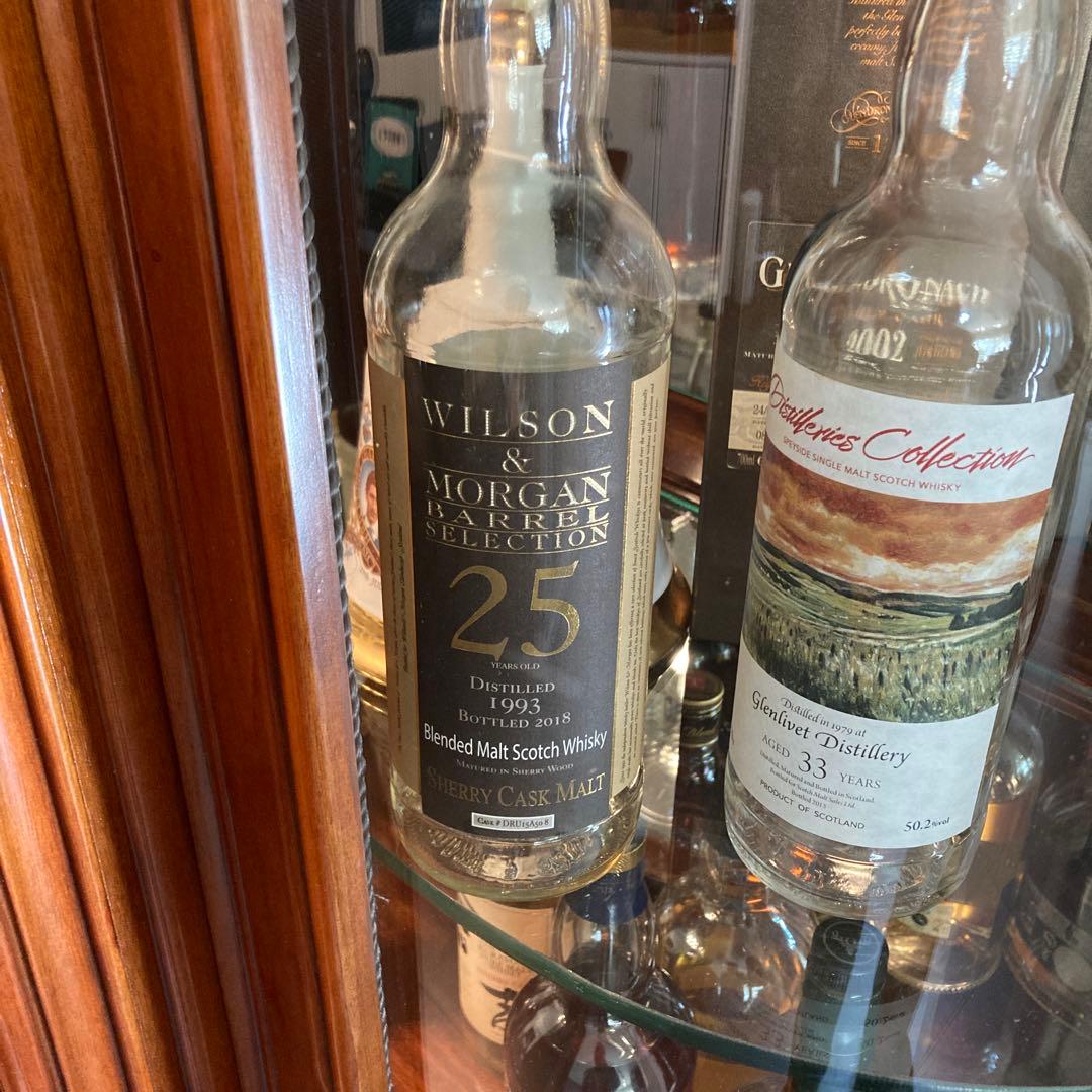 ウィルソン＆モーガン25年　空瓶