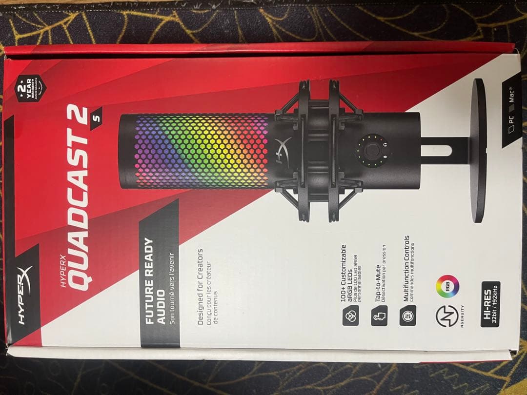【最新モデル】HyperX QuadCast 2 S USBマイク