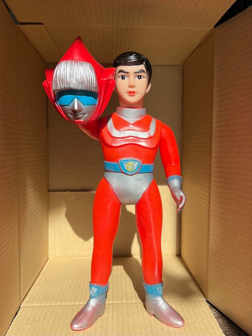 ブルマァク　ゴッドマン　ソフビ　面取れ　約31cm