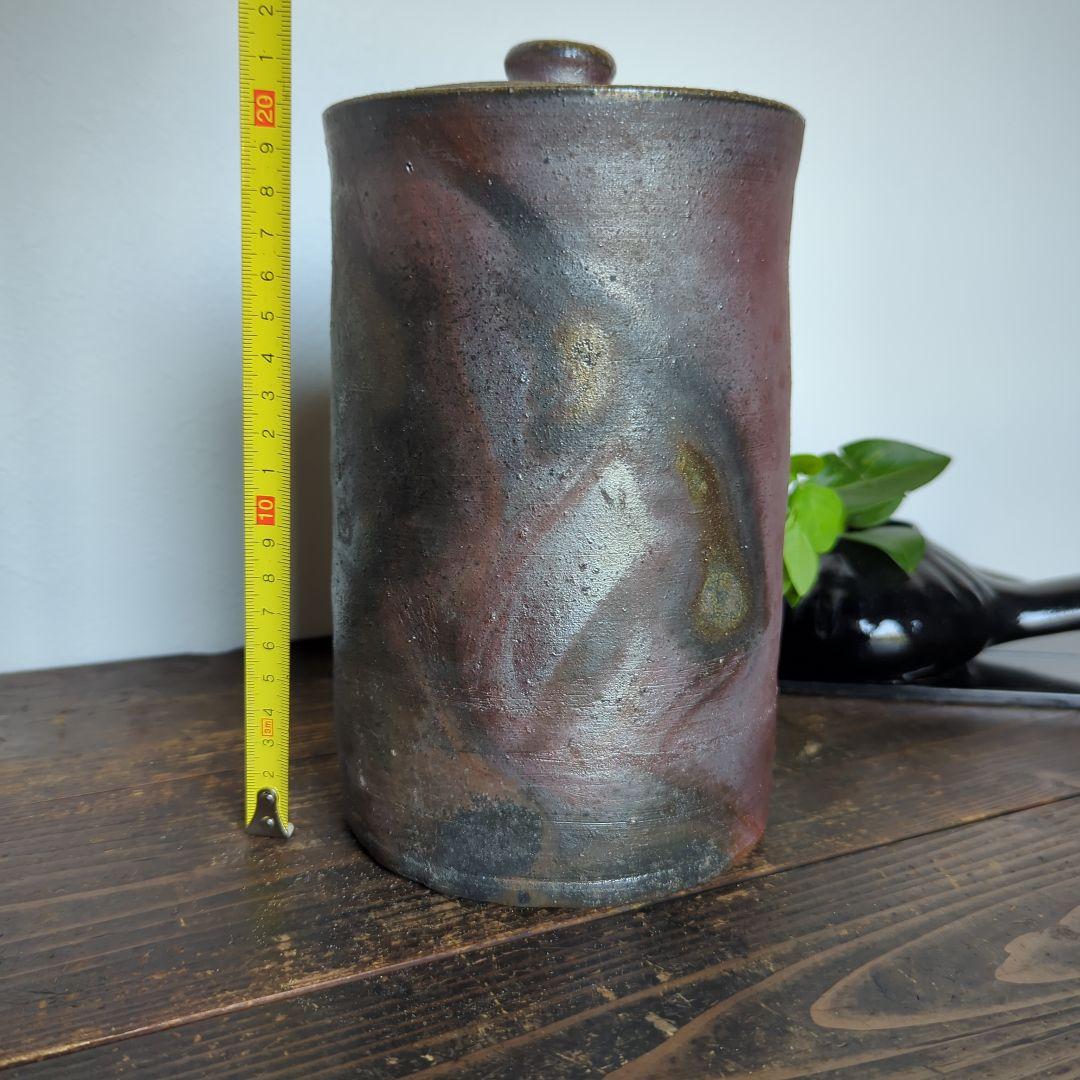 骨董品　陶芸　茶道具　備前焼　水指 細水指　宝山窯　森善一郎（陶号　宝山）