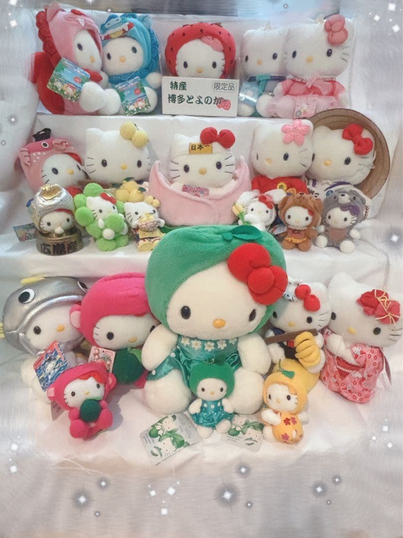 レアご当地キティちゃん ぬいぐるみセット