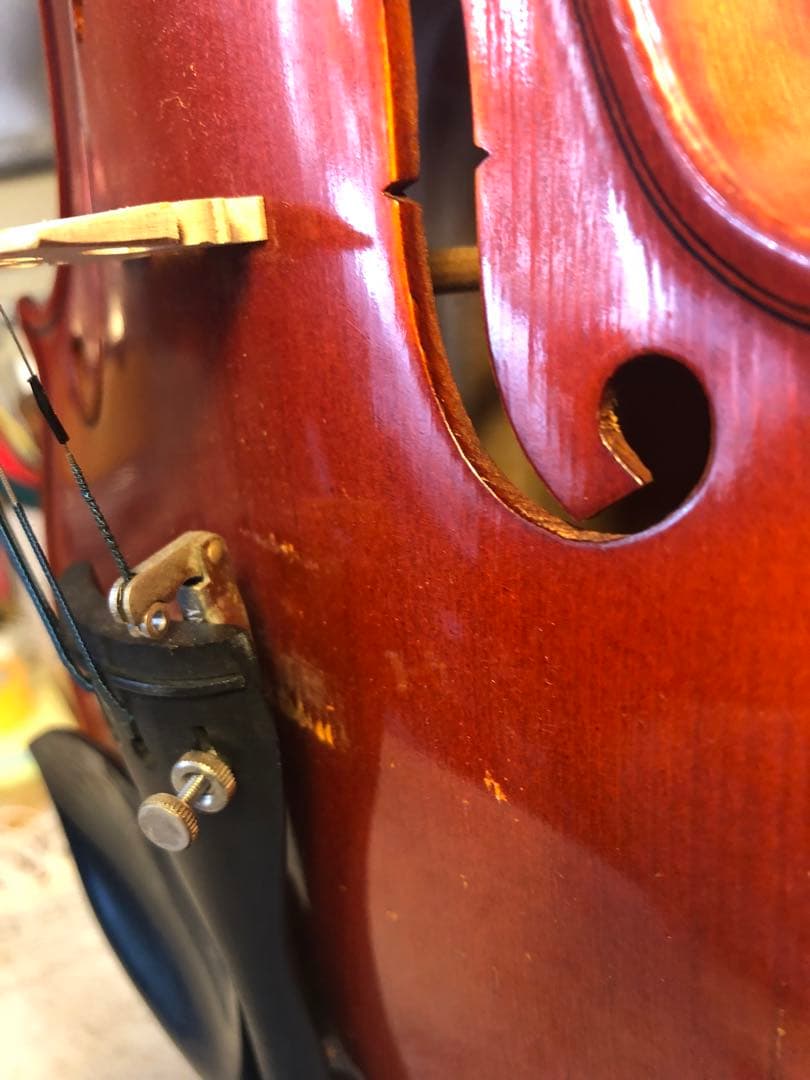 【駒&魂柱調整済】Suzuki分数バイオリンNo280 1/2 1977