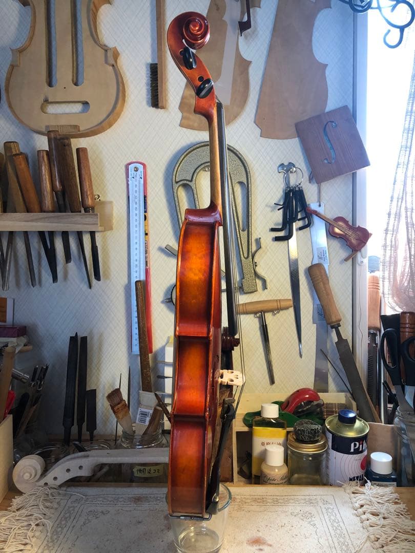 【駒&魂柱調整済】Suzuki分数バイオリンNo280 1/2 1977