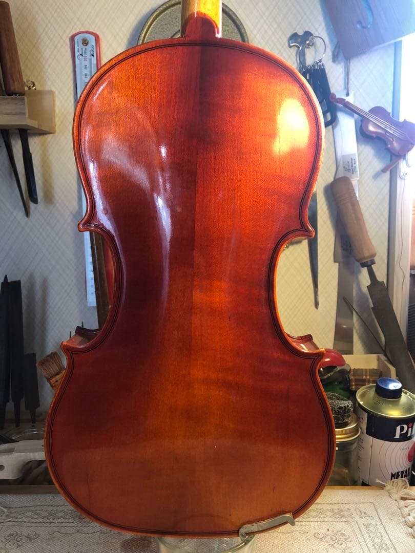 【駒&魂柱調整済】Suzuki分数バイオリンNo280 1/2 1977