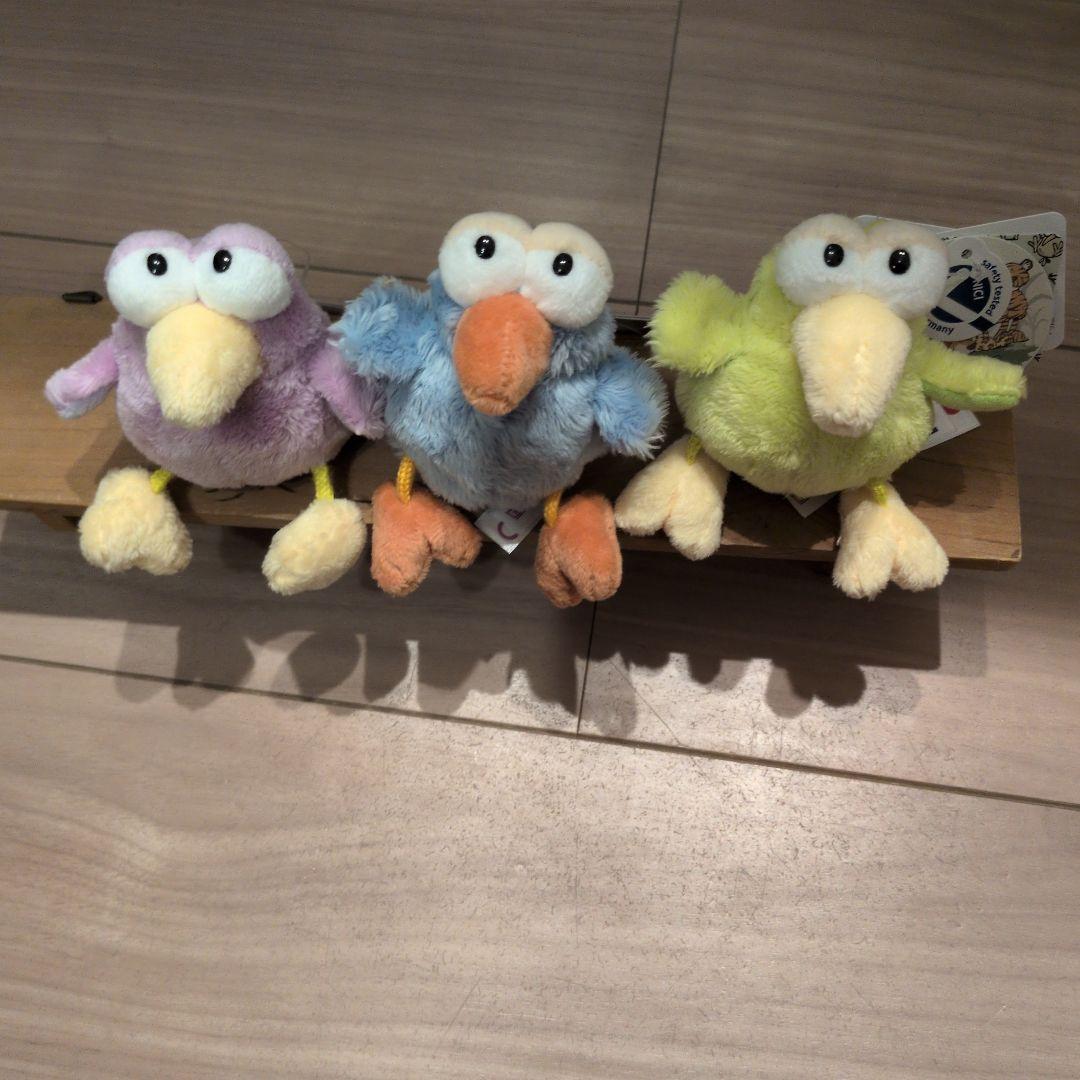 【台湾限定】nici ハチドリ　ぬいぐるみキーホルダー　5体セット