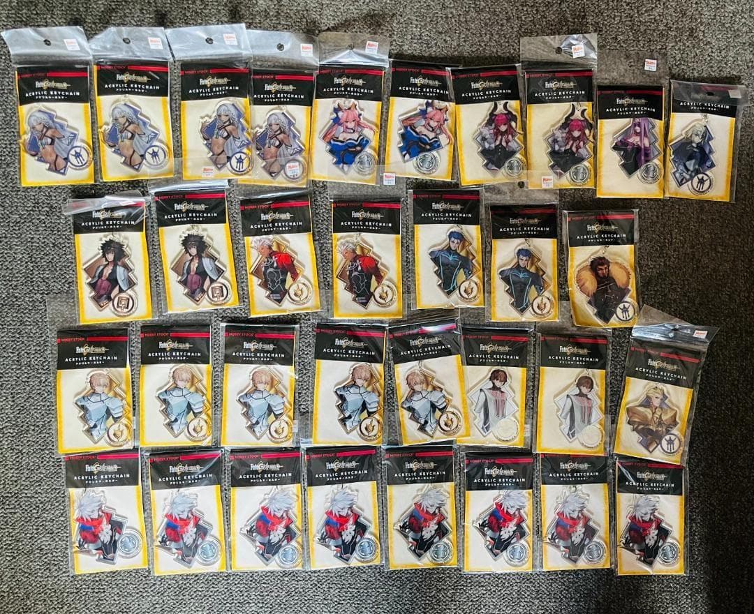 Fate/EXTELLA 　アクリルキーホルダー　33個　新品