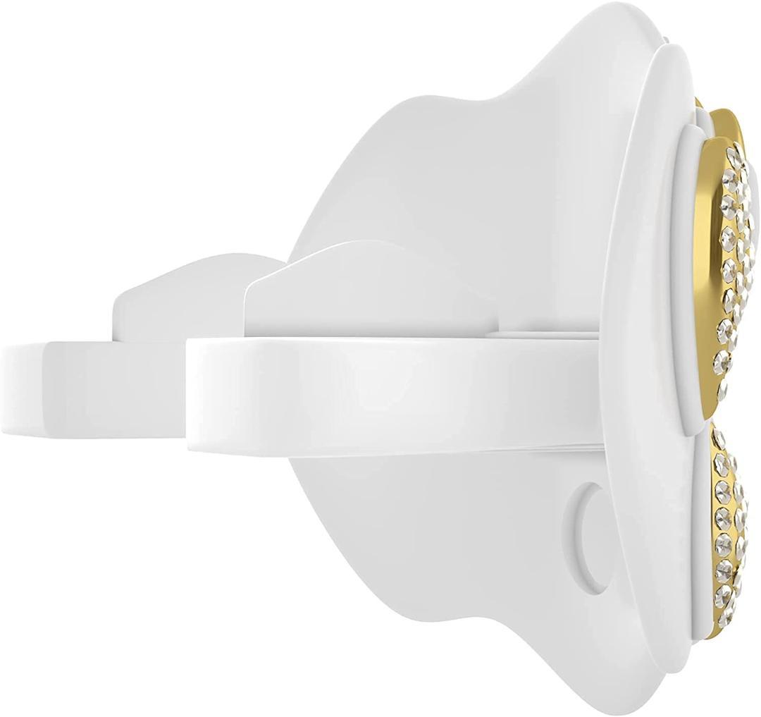 【特価】Loudmouth3Dクローム グリルズブリン ホワイト／ゴールド