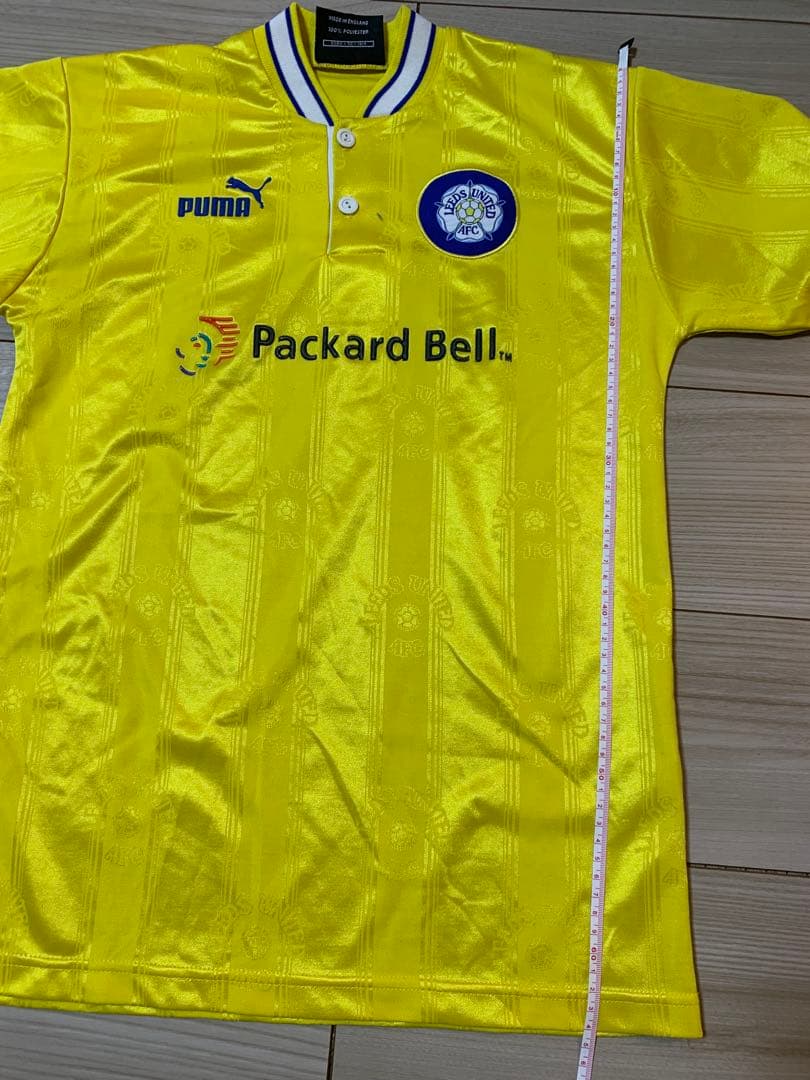 【寸法写真追加】プーマ　レトロ　おさがり　サッカー　リーズ　田中碧　イギリス製