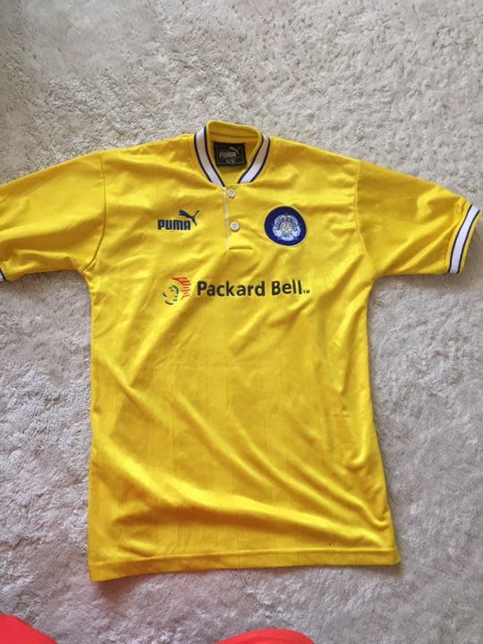 【寸法写真追加】プーマ　レトロ　おさがり　サッカー　リーズ　田中碧　イギリス製