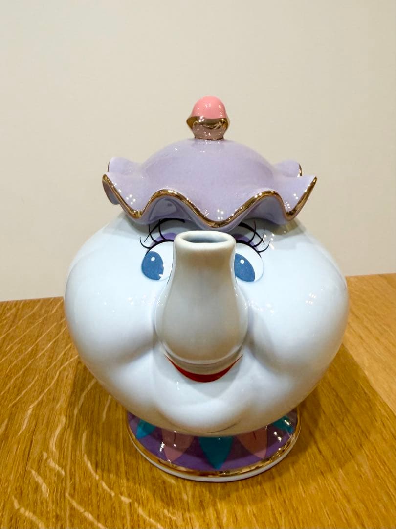 美品 ディズニーリゾート　美女と野獣　ポット婦人　ティーセット7点セット