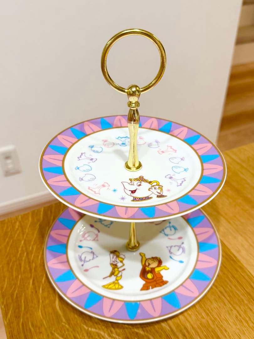 美品 ディズニーリゾート　美女と野獣　ポット婦人　ティーセット7点セット