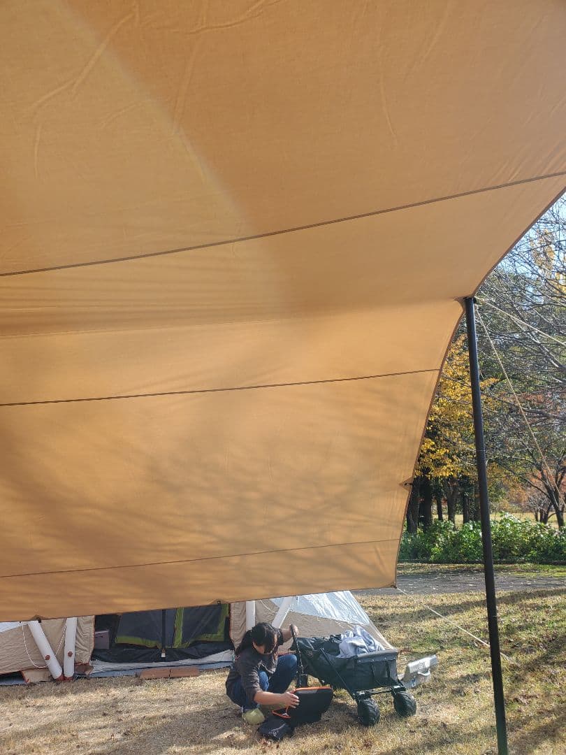 DOD チーズタープ 5M×5M TT10-492-TN 中古美品