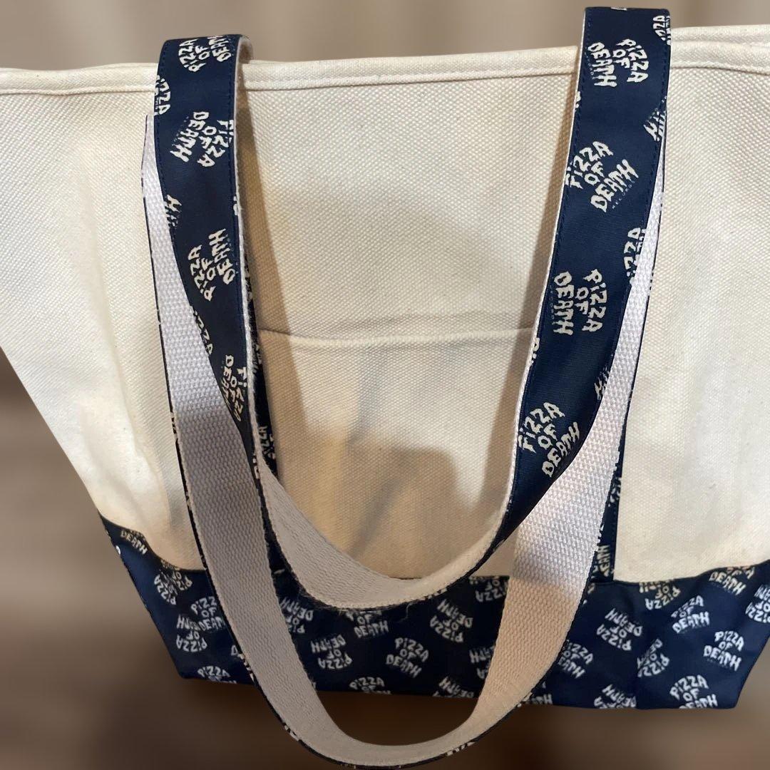 S*)様 PIZZA OF DEATH トートバッグストラップ付きkenyoko