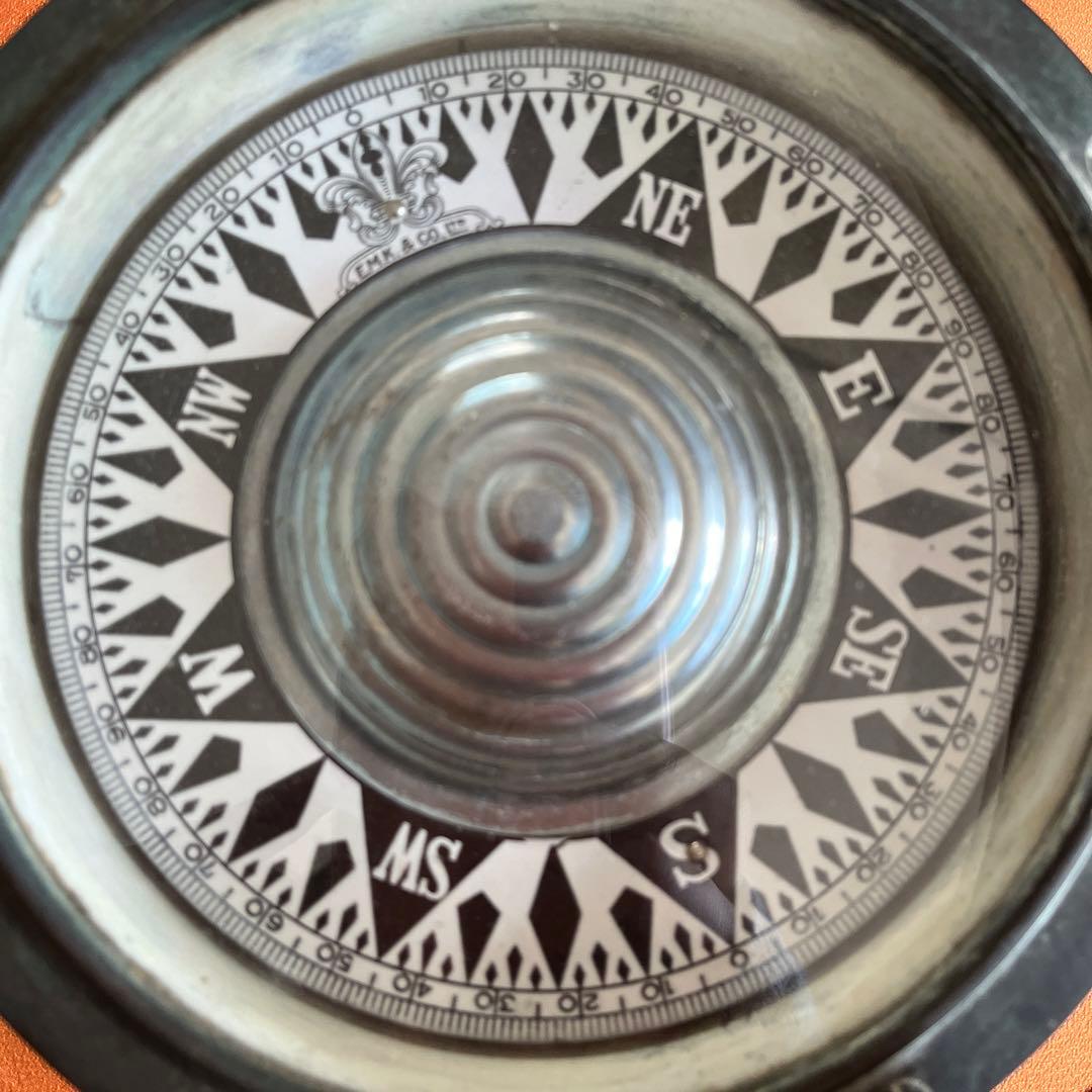 方位磁針　船舶　アンティーク