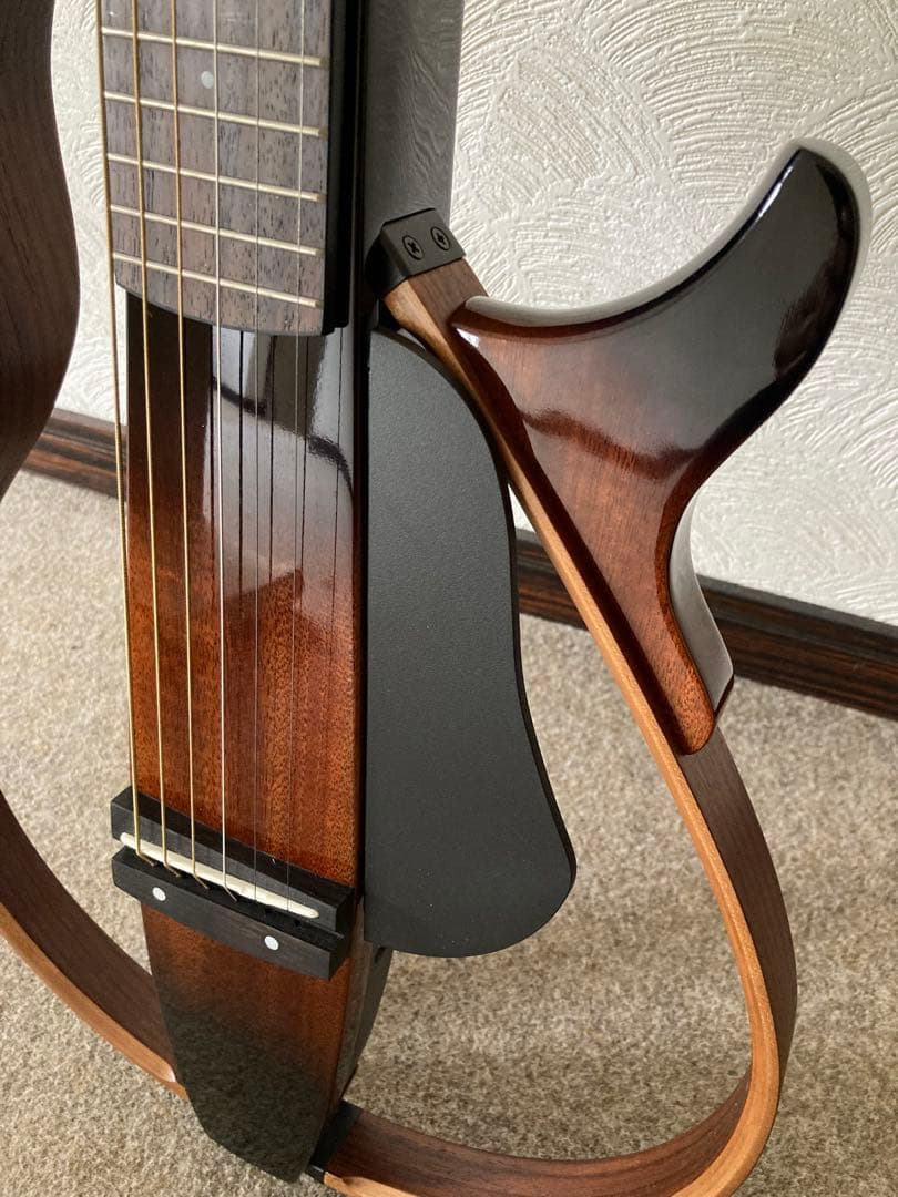 YAMAHAヤマハ SLG200S TBS サイレントギター 別売アクセ多数付