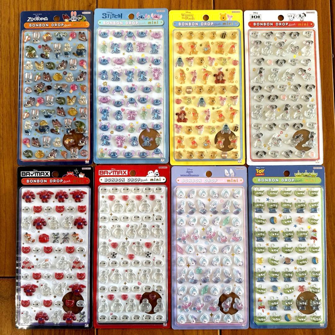 【正規品】ボンボンドロップシール　ディズニー　ミニ　コンプリート　ズートピア
